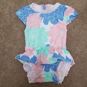 NWOT Ruffle Butts Swimsuit 3-6 month